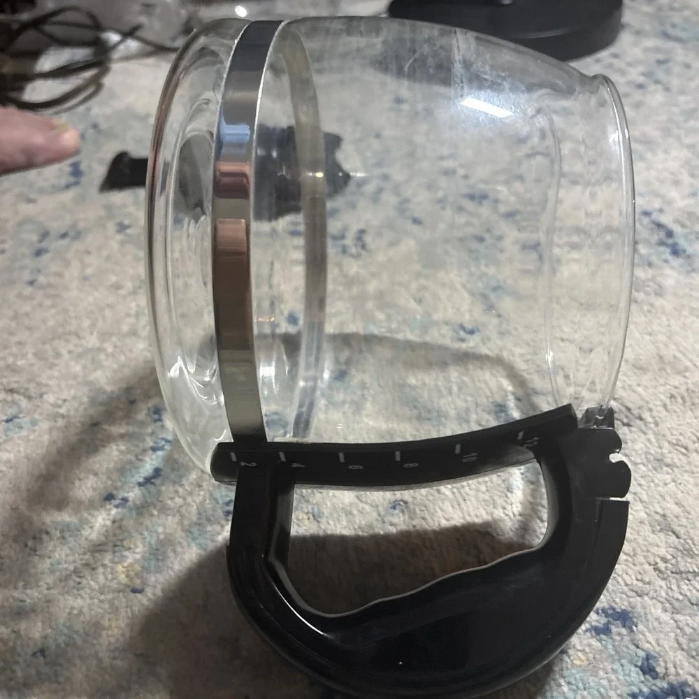 Unknown Brand 12 Cup Coffee Maker Replacement Carafe Decanter READ